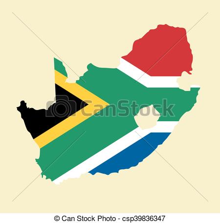 450x456 South Africa Vector Map Vector
