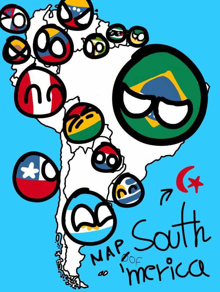 720x957 Map Of South America In Cb Polandball Amino