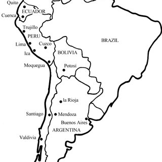 320x320 Map Of South America With Places Mentioned In The Text Download