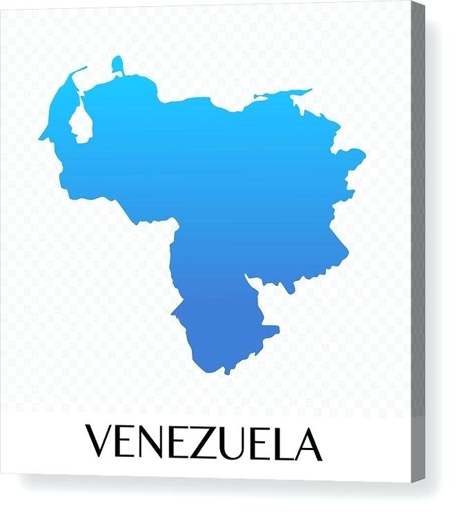 665x749 Venezuela South America Map