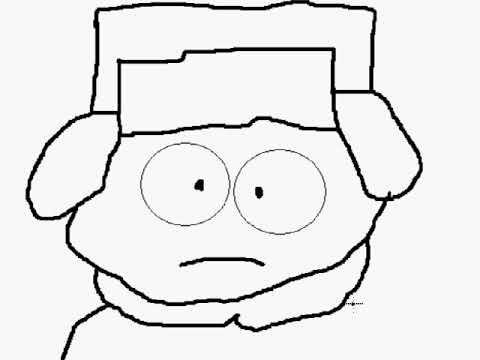 480x360 How To Draw Kyle From South Park