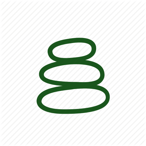 512x512 Drawing, Spa, Stones, Zen Icon