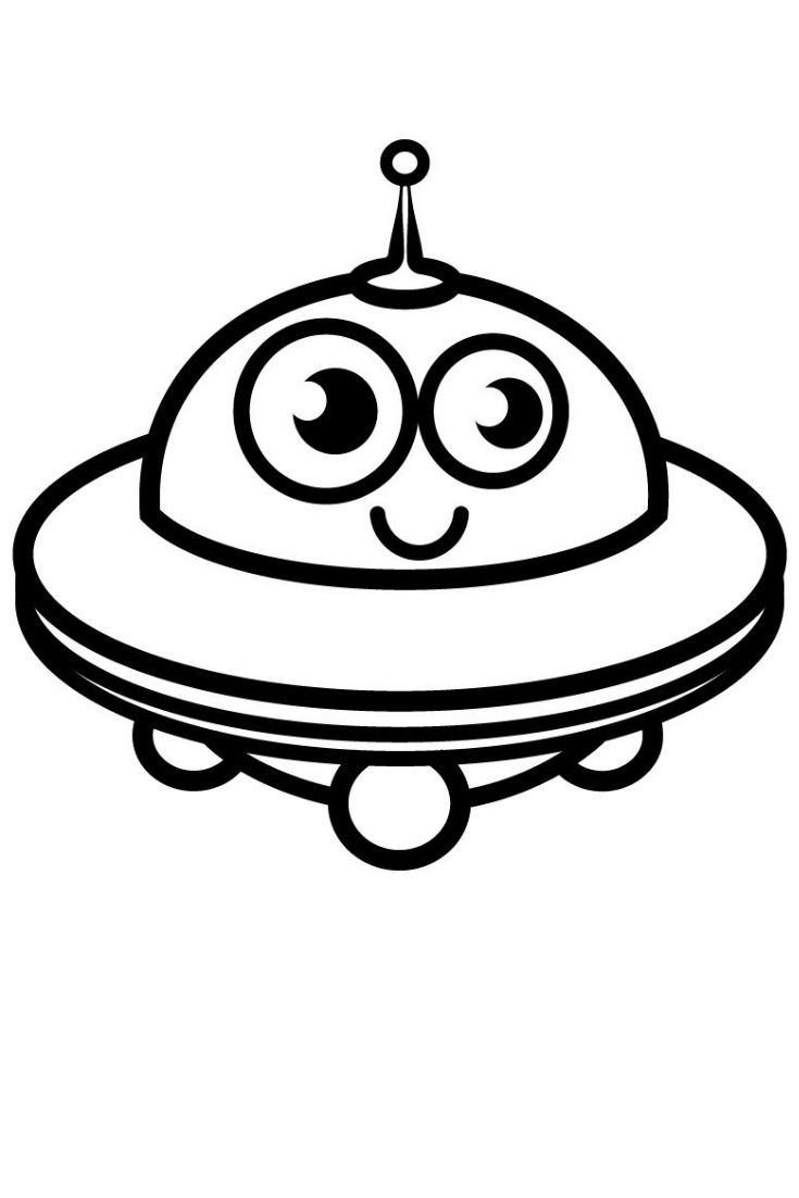 735x1102 How To Draw A Space Capsule Coloring Pages For Kids