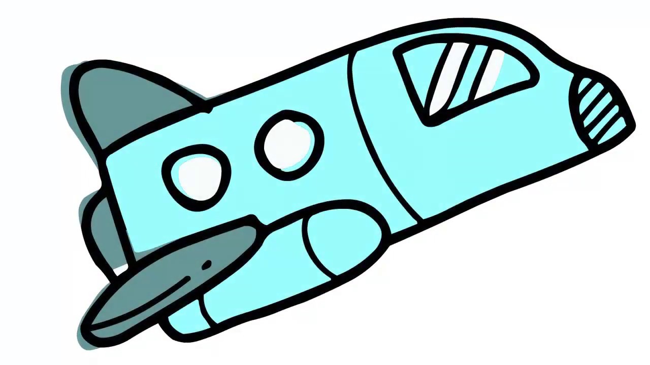 1280x720 How To Draw A Space Shuttle
