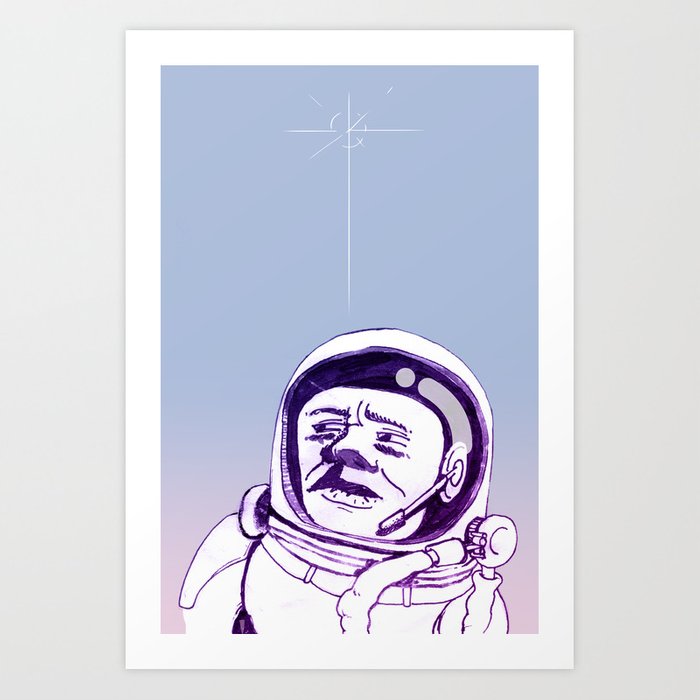700x700 Looking For That Thing Even In Space Art Print