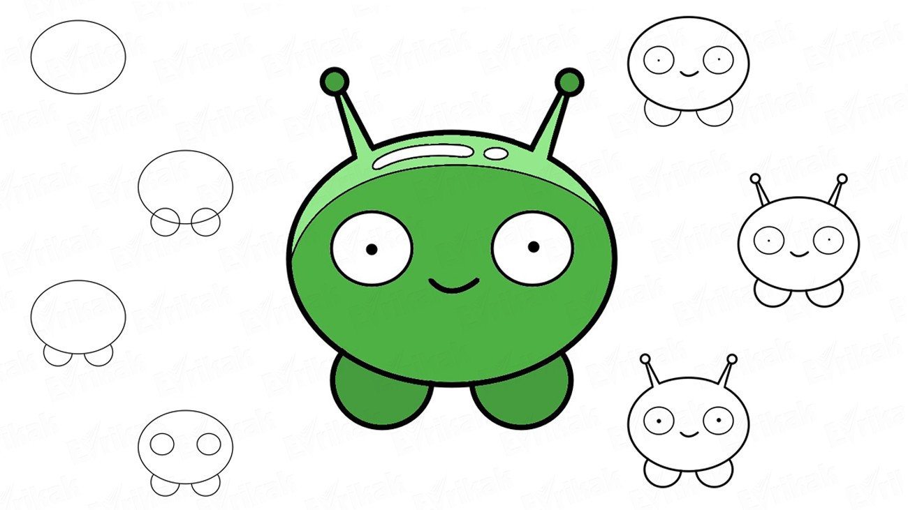 1300x731 How To Draw Mooncake From The Cartoon Final Space In Stages