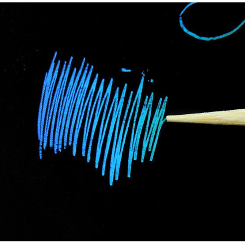 800x800 Kid Color Magnetic Sheets Magic Scratch Art Painting Paper