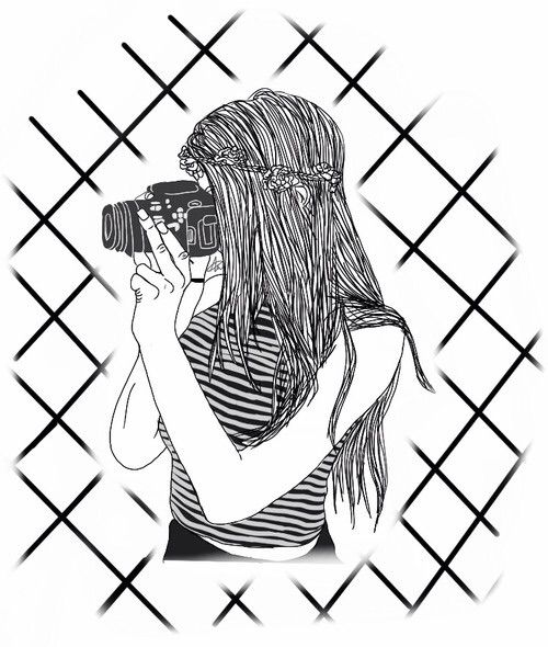 500x590 Drawings Outline Art, Tumblr