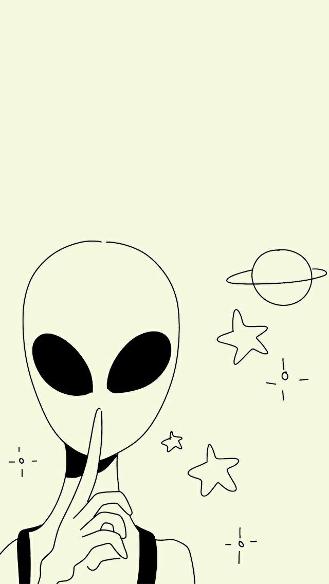 640x1136 Shhhhhh Spice Up Your Bestie Alien Drawings, Alien Art, Space