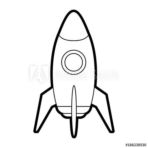 500x500 Space Rocket Launch Icon