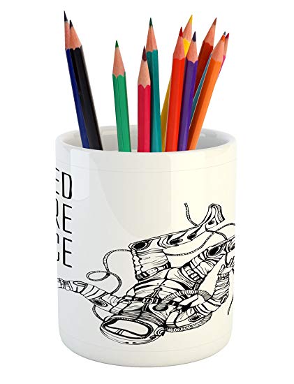 421x550 Lunarable Outer Space Pencil Pen Holder, Funny