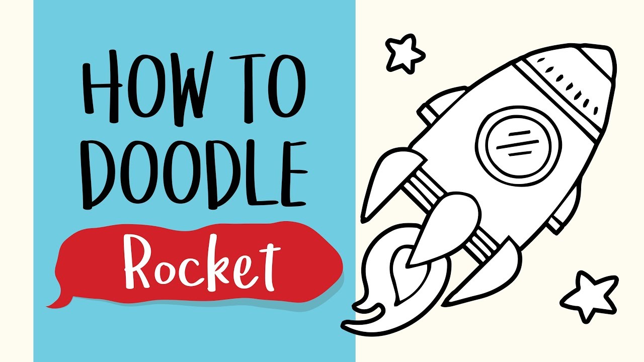 1280x720 How To Draw A Space Rocket