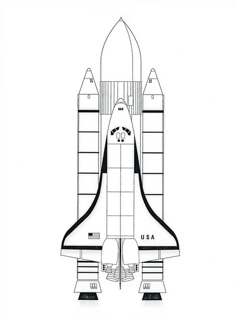 474x633 Nasa Space Rocket Drawings