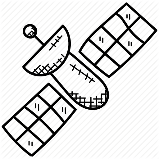512x512 Broadcasting, Dish, Gps Satellite, Radar, Space Science Icon