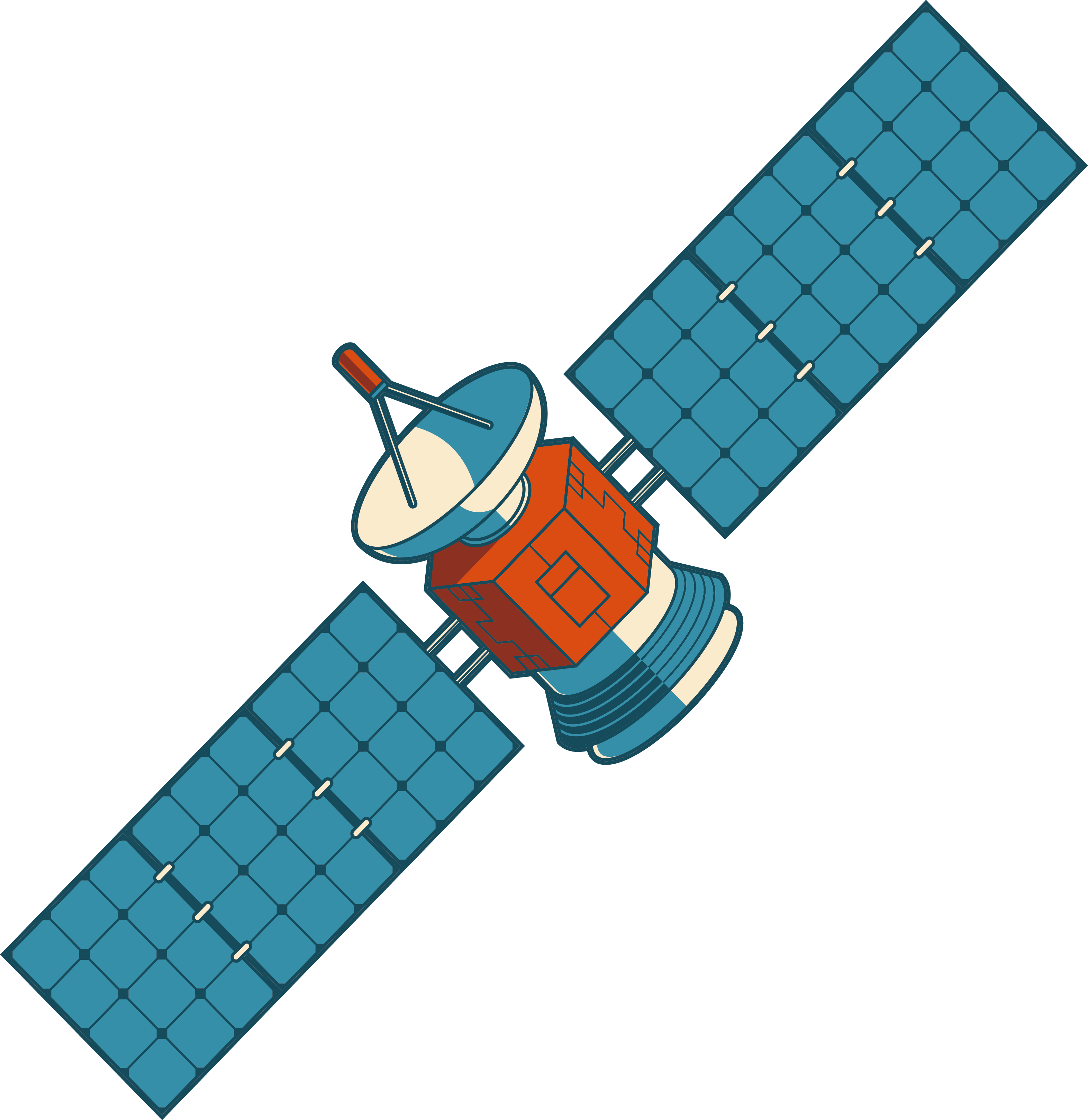 3144x3237 Collection Of Free Satellite Clipart Space Amusement Clipart