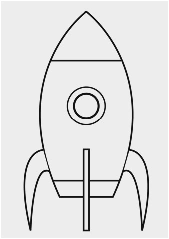 339x480 Spaceship Drawing Tutorial Unique Very Simple Rocket Coloring