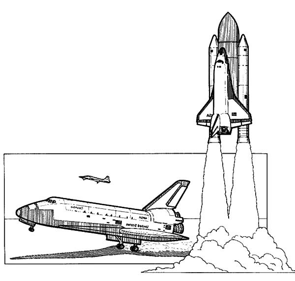 600x572 How To Draw Spaceshuttle Space Travel Coloring Pages Best Place