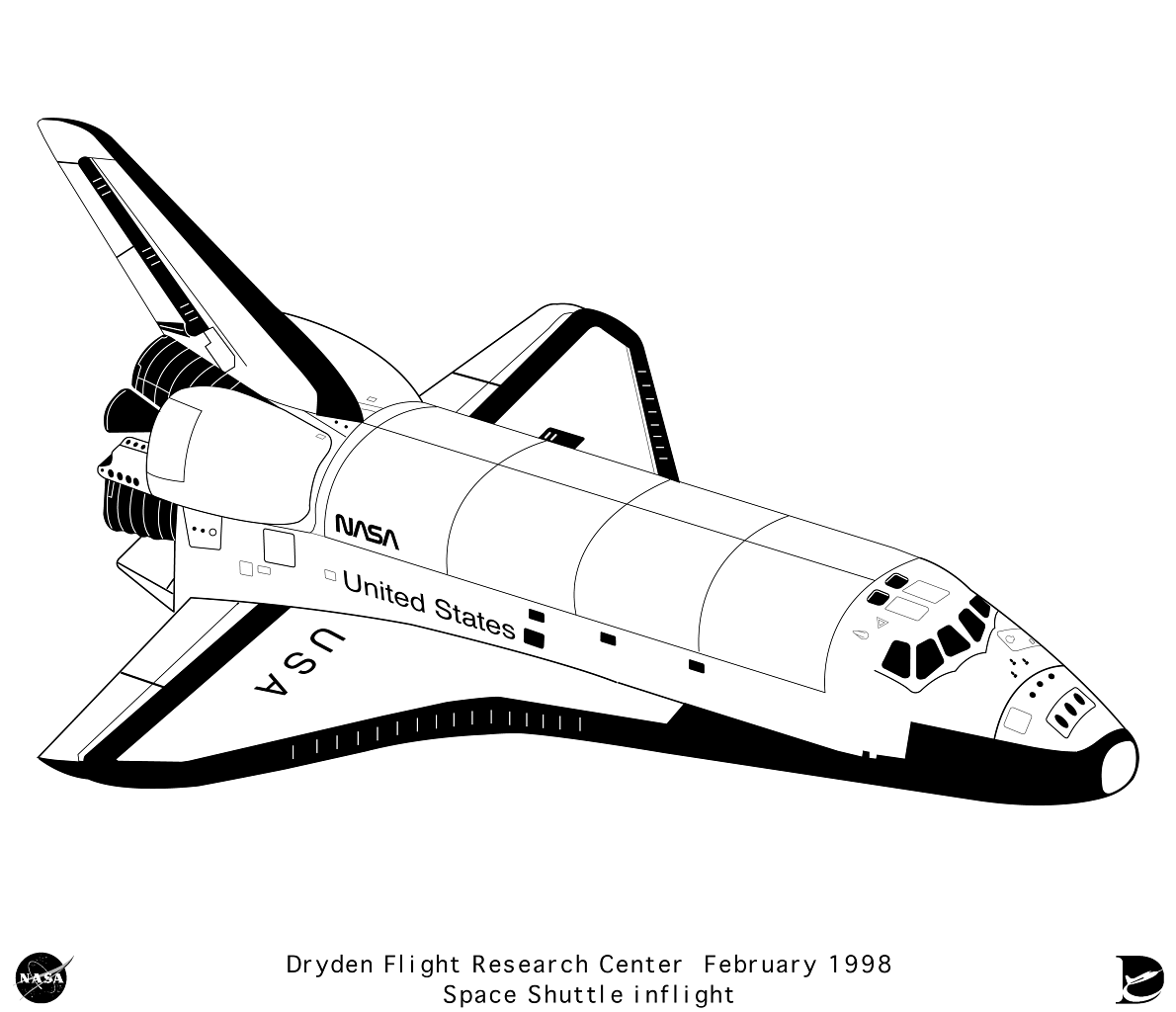 Space Shuttle Drawing | Free download on ClipArtMag