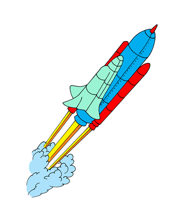360x440 Space Shuttle Coloring Pages For Kids To Color And Print