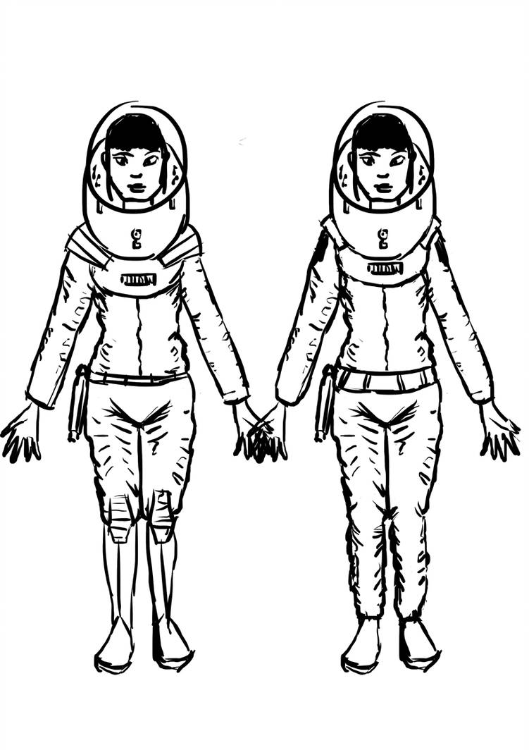 751x1064 Space Girl
