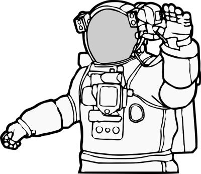 400x346 Celestial Drawing Astronaut Transparent Png Clipart Free