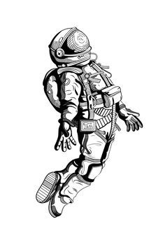 236x330 Huge Collection Of 'astronaut Line Drawing' Download More Than