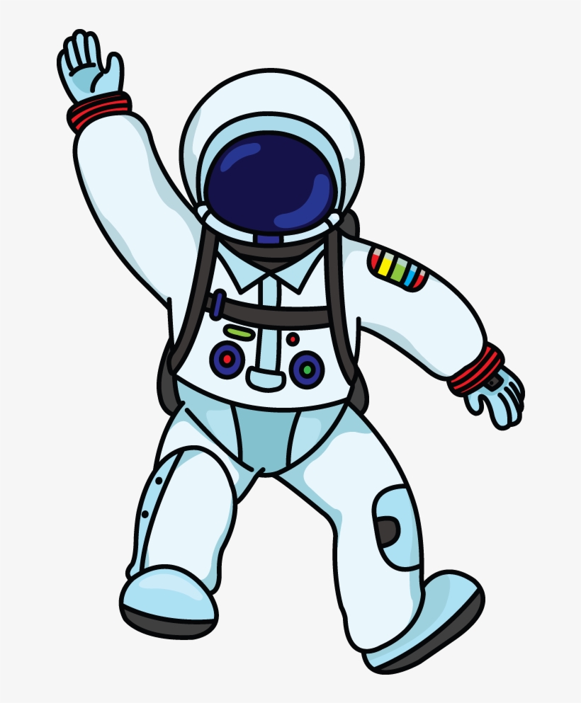 820x993 Astronaut Cartoon Drawing Easy