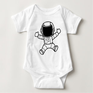 307x307 Astronaut Floating Baby Clothes Shoes Zazzle Ca