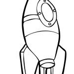 150x150 Space Ship Outline Spaceship Cartoon Drawing