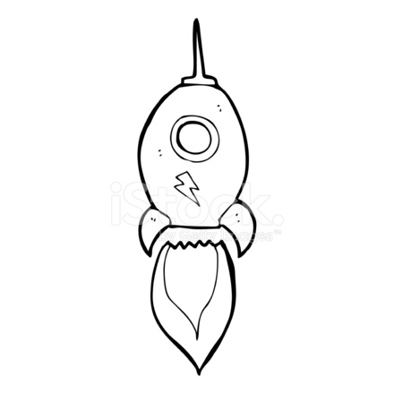 440x440 Cartoon Spaceship Stock Vector