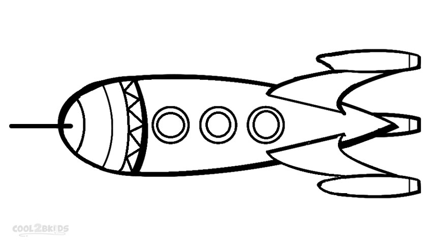 850x484 Printable Rocket Ship Coloring Pages For Kids