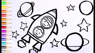 320x180 All Clip Of Draw A Spacecraft For Kids