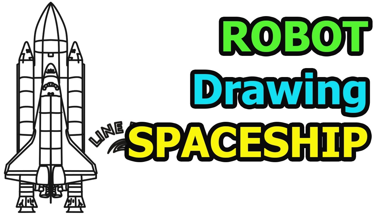 1280x720 How To Draw A Spaceship Quick Easy