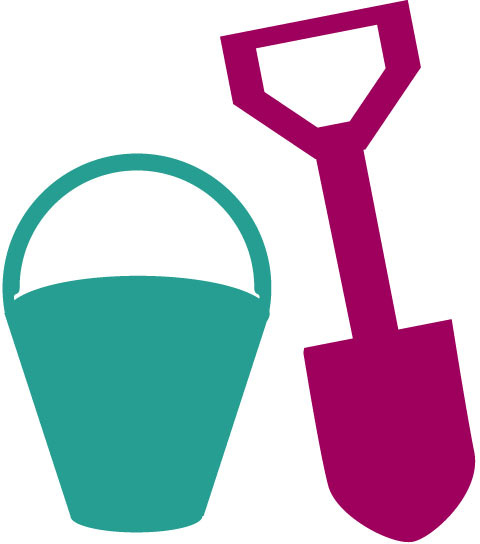 480x544 Bucket And Spade Free Vector In Adobe Illustrator