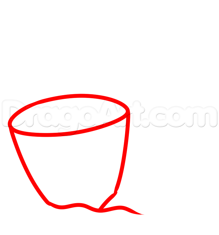 714x768 How To Draw A Shovel And Bucket, Step