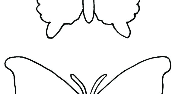 570x310 Spade Large Butterfly Template Large Butterfly Template Printable
