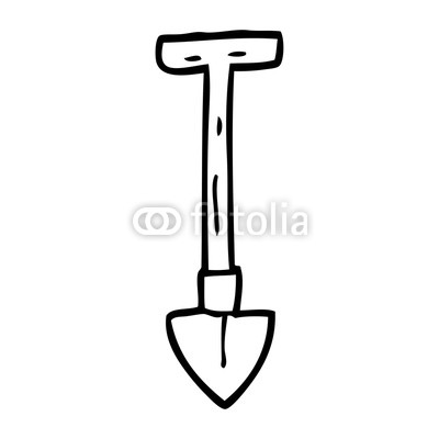 400x400 Line Drawing Cartoon Spade Buy Photos Ap Images Detailview