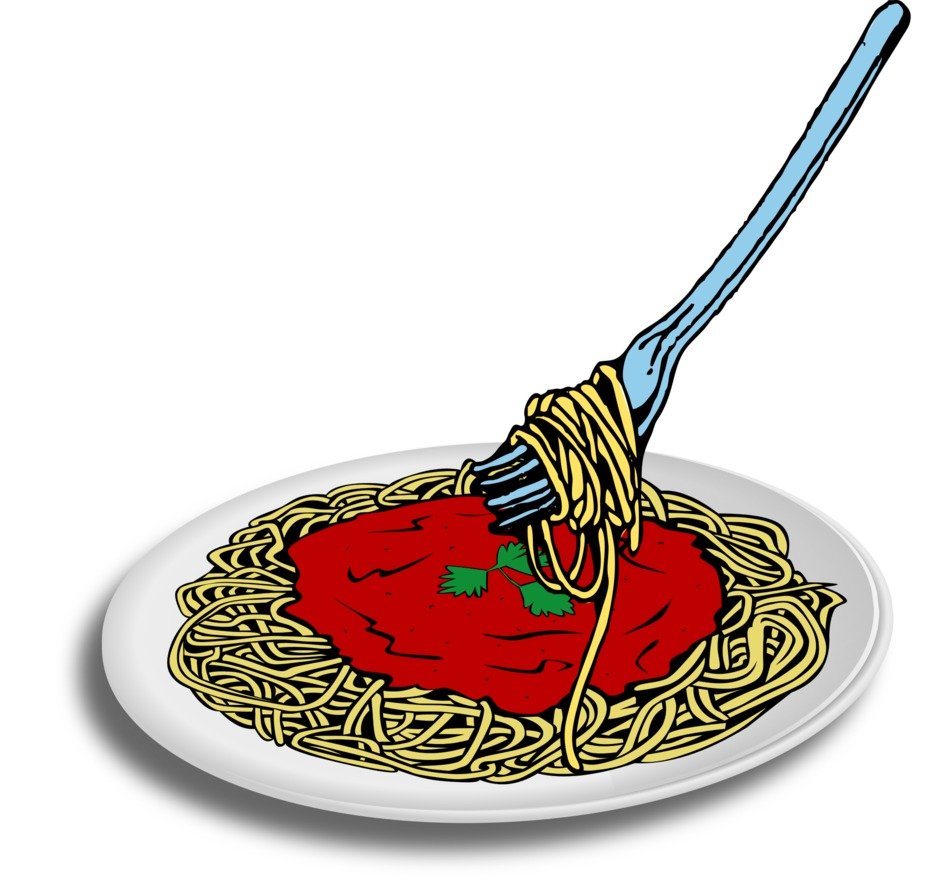 950x889 Drawing Of Spaghetti With Bolognaise Free Image