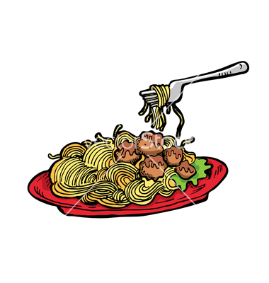380x400 meatball drawing clipart