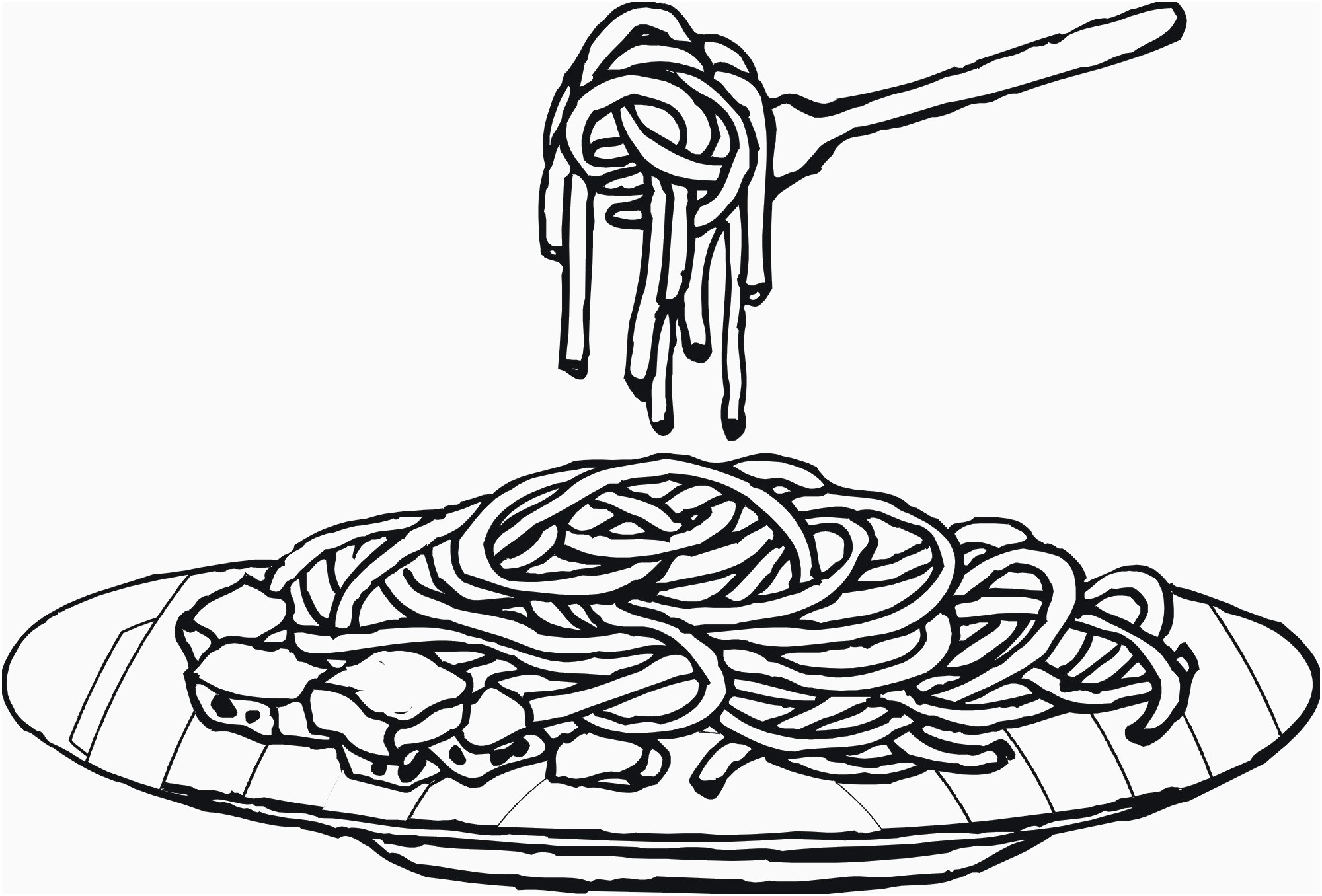 2000x1356 Spaghetti Drawing Free Download