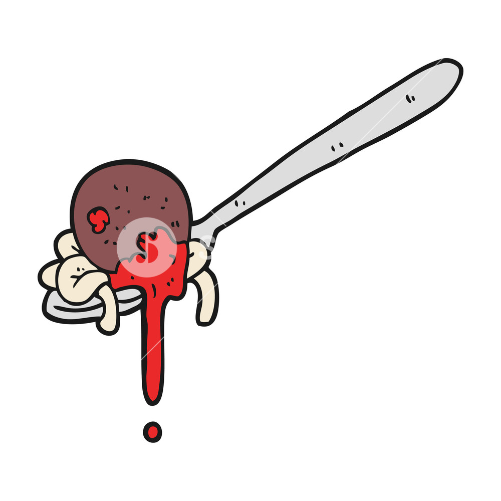 1000x1000 freehand drawn cartoon meatball and spaghetti royalty free stock