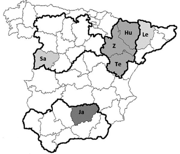 600x514 Map Of Spain Showing The Autonomous Regions