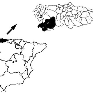 320x320 map of the location of asturias in spain areas prospected are