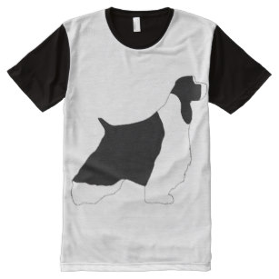 307x307 english springer spaniel black white t shirts shirt designs