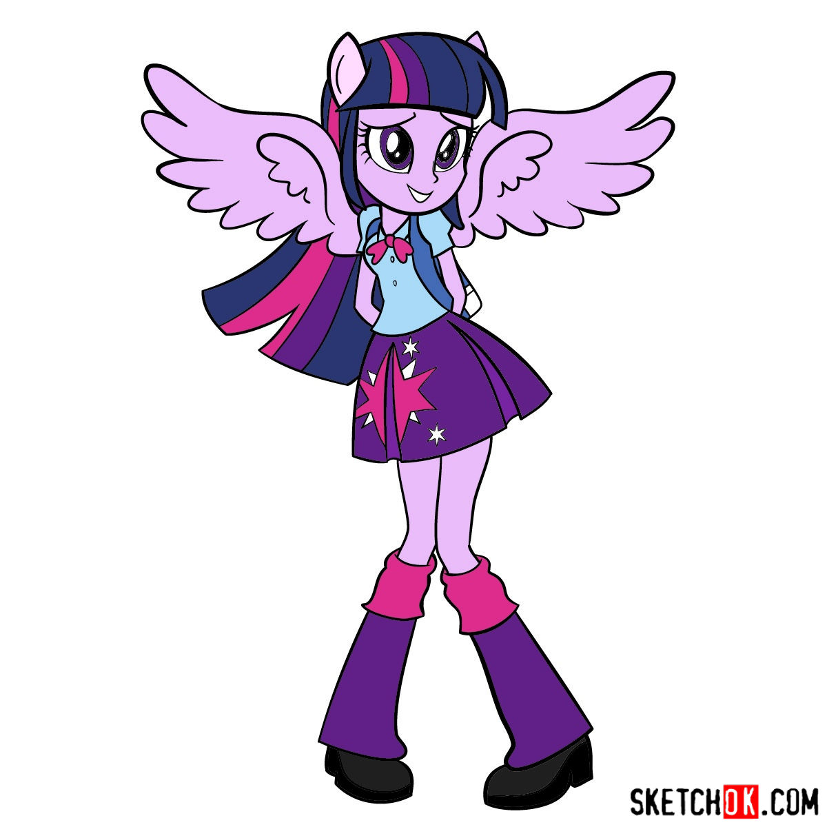 1200x1200 How To Draw Twilight Sparkle Equestria