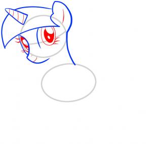302x284 Drawing Printout How To Draw Twilight Sparkle, My Little Pony