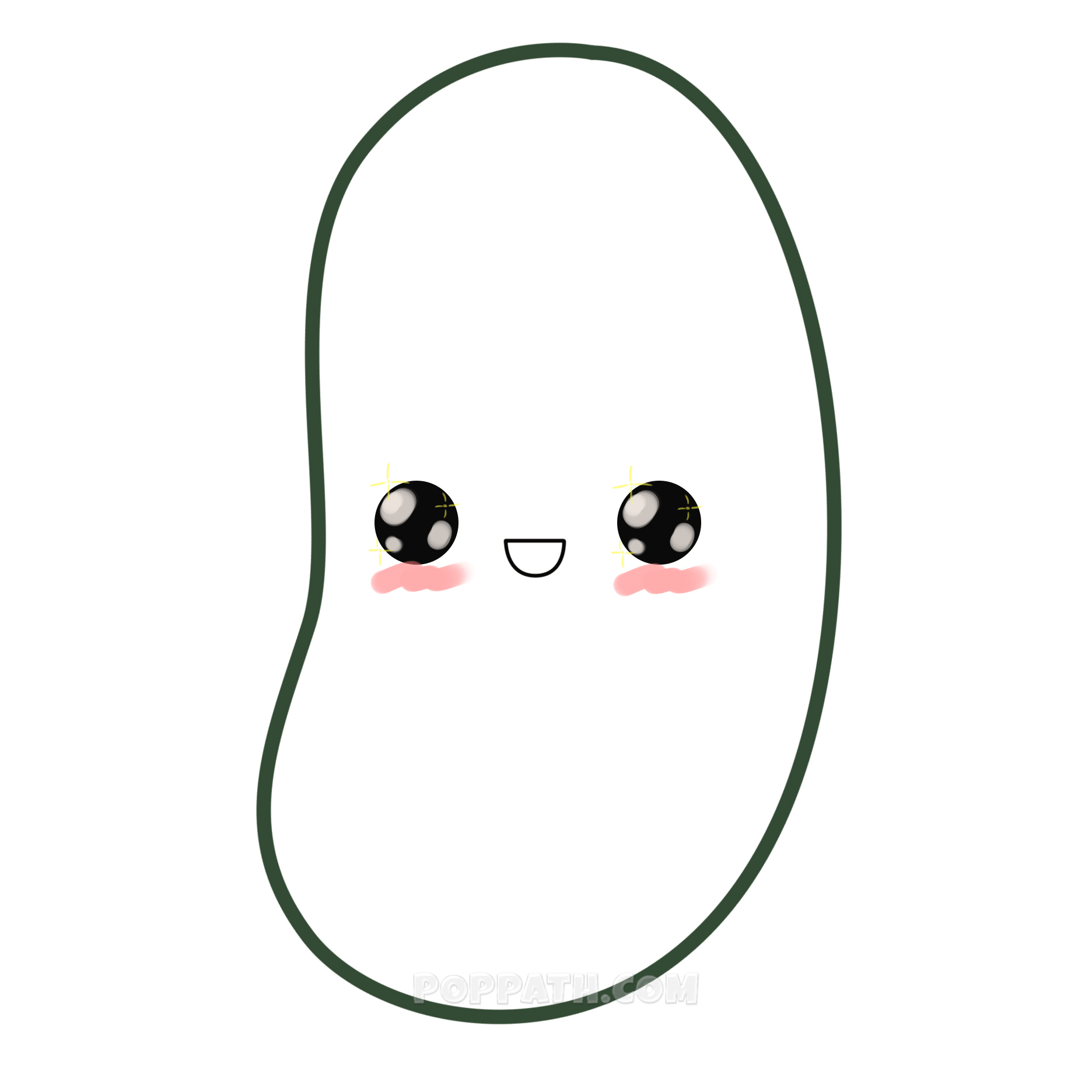 1872x1872 How To Draw A Jelly Bean Pop Path