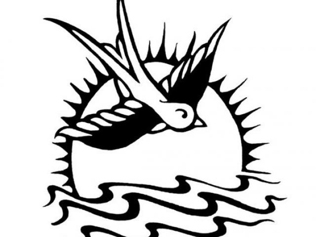 640x480 Drawn Sparrow Tattoo