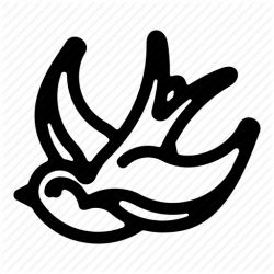 250x250 Sparrow Tattoo Png, Picture