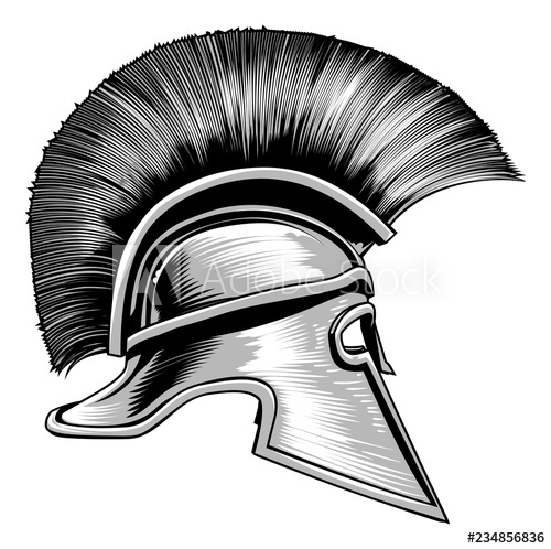 500x498 An Ancient Spartan Greek, Trojan Or Roman Gladiator Warrior Helmet